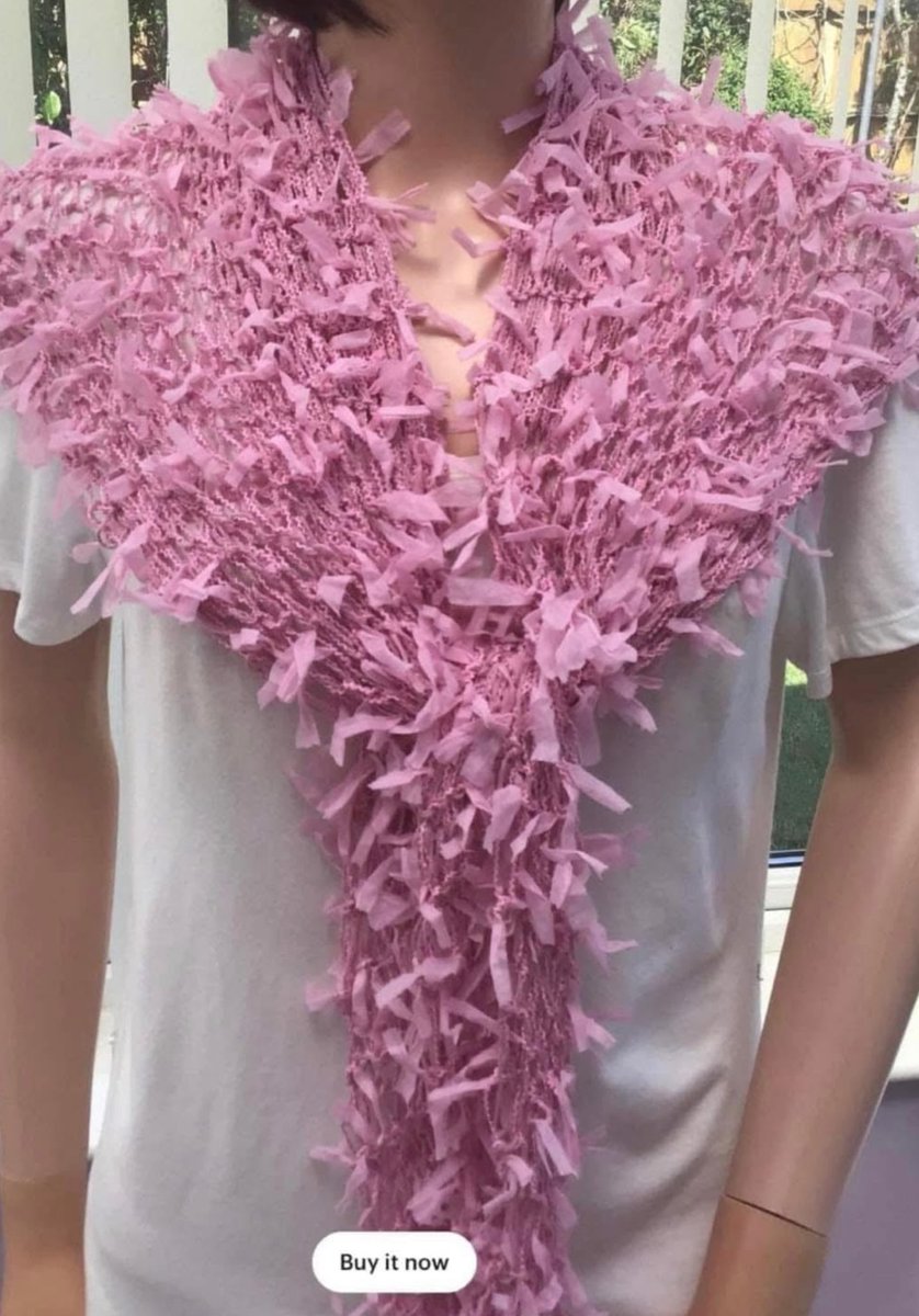 Kelebekstyles1's tweet photo. This beautiful wrap is in a unique &amp; unusual ribbon yarn, that’s very soft &amp; gentle to wear, a stunning accessory for any lady, in an easy wear style https://t.co/FT8MwBwWoI **last few days of SALE** #CraftBizParty #UKMakers #shopindie #WelshCrafter #pinkwrap #giftforher https://t.co/YH49ijJDol