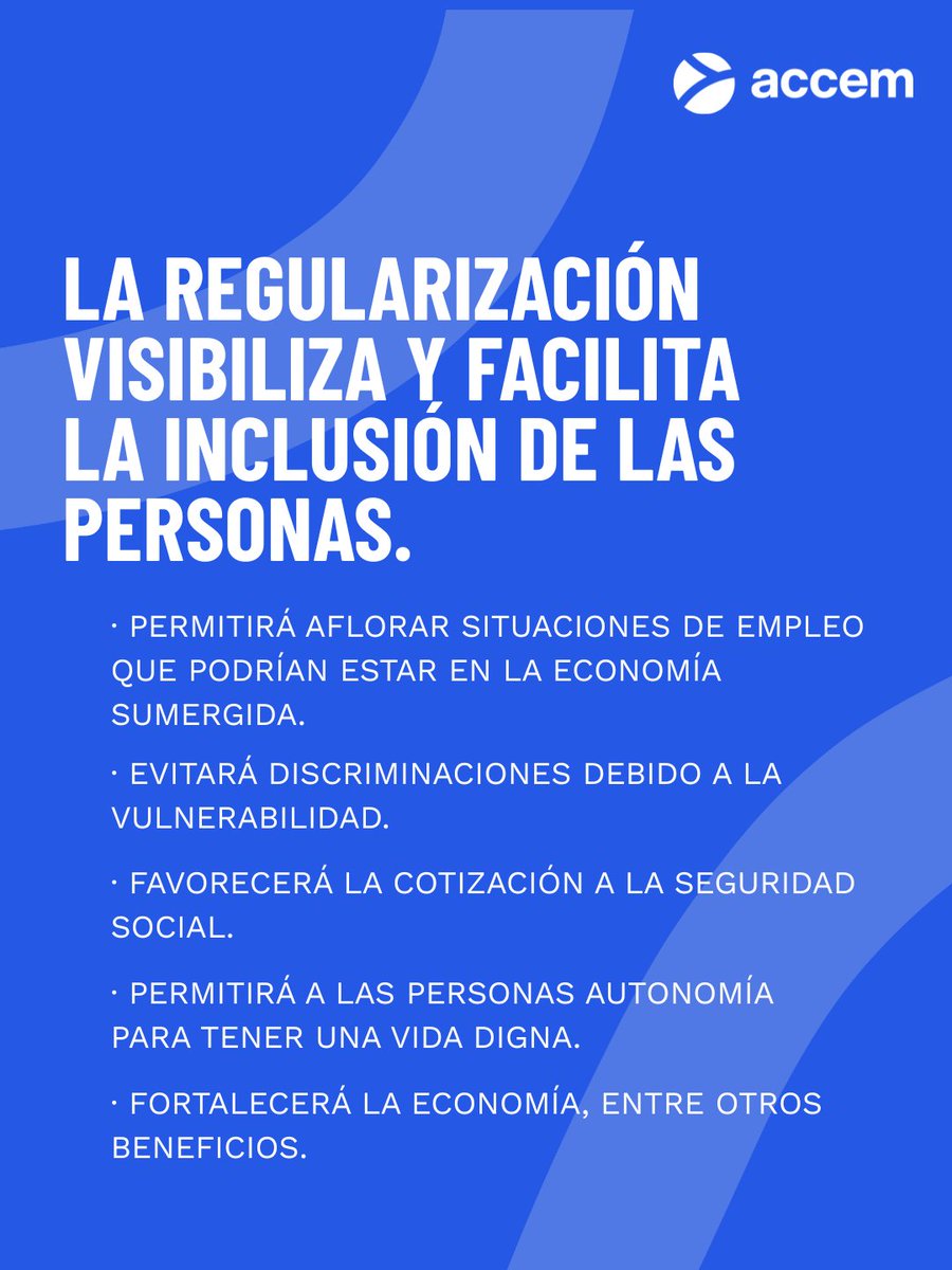 Accem_ong's tweet photo. Confiamos en que se articule como un proceso garantista, ágil y eficaz, que ofrezca una respuesta real y adecuada a las personas afectadas. #Accem #Migrantes https://t.co/miHFquIbfN