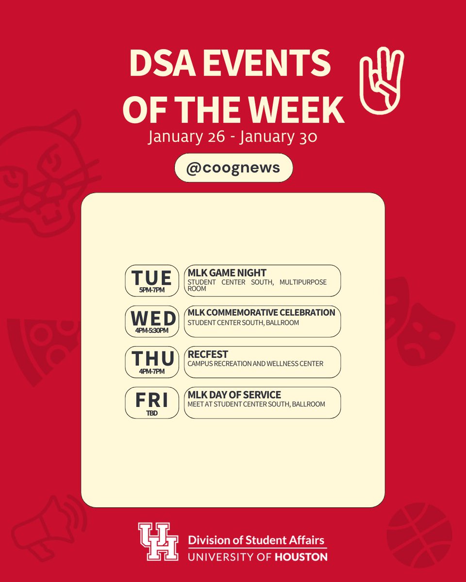 UH Student Affairs tweet media