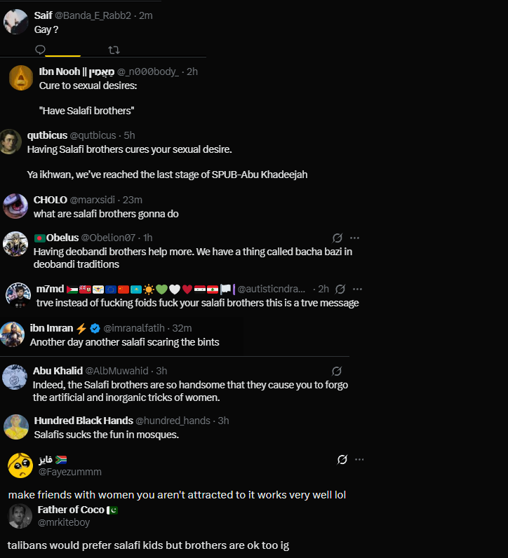 MKdawah's tweet photo. This is why it is important to have brothers upon the way of the Salaf; they would be learned with correct aqeedah and manhaj, and will also have good manners.

Look at all these non-Salafis making fun of this despite mentioning the hadeeth.. They "help" by increasing you in sin! https://t.co/TyzPOrZK83