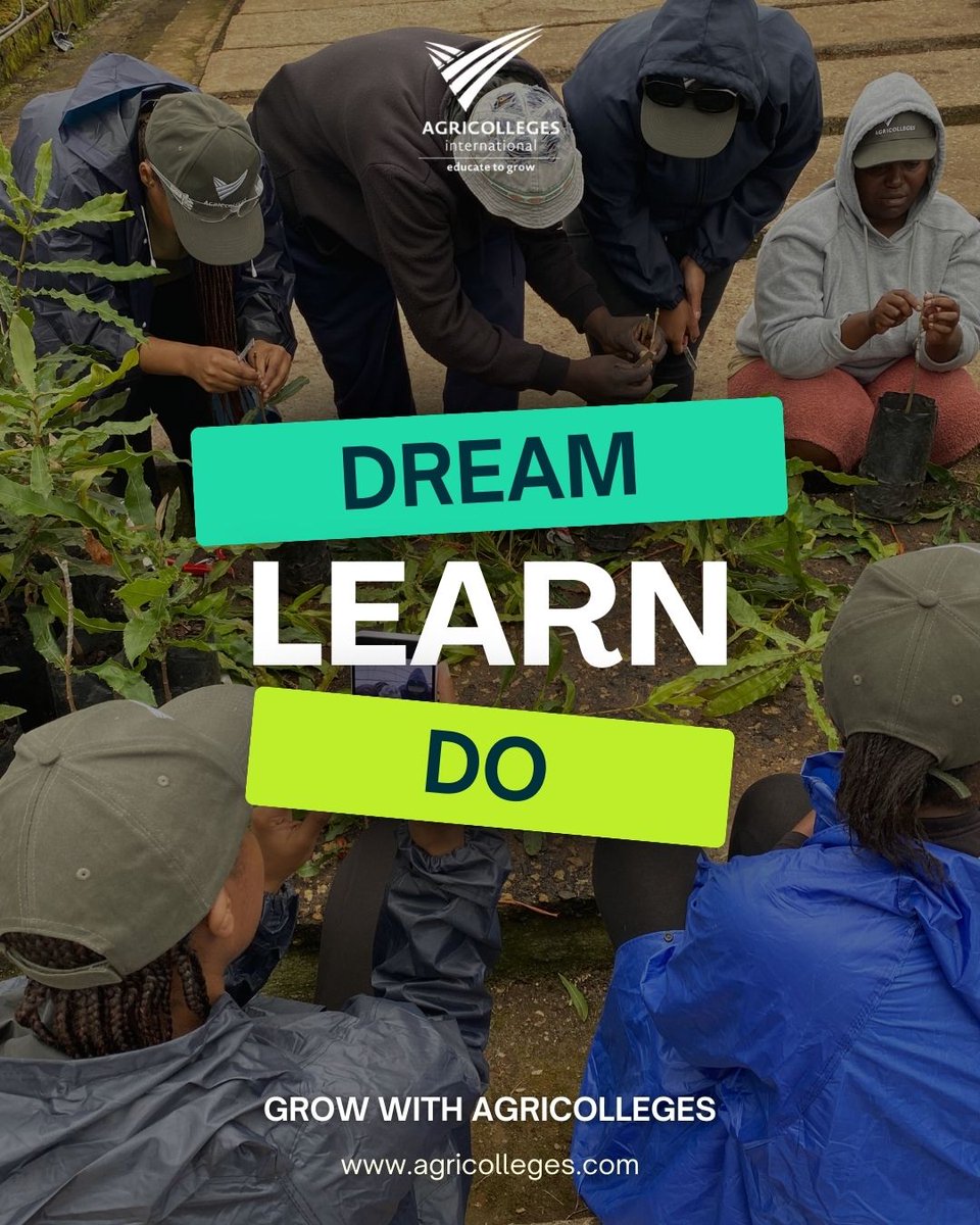 AGRICOLLEGES's tweet image. Your future doesn’t start “one day.”
It starts with what you choose today 🌱
Grow with Agricolleges.
Grow your future in agriculture.📲 Enquire today: 063 940 0334
 🔗 Find out more: agricolleges.com
#FutureFocused #ChooseGrowth