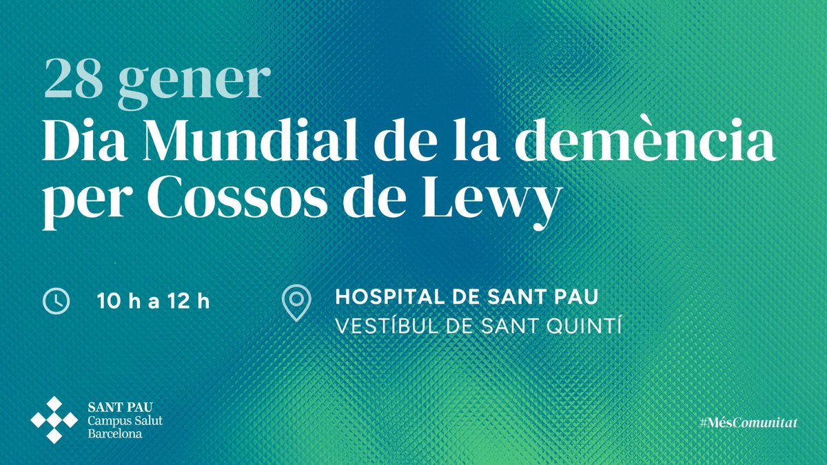 Sant Pau - Campus Salut Barcelona tweet media