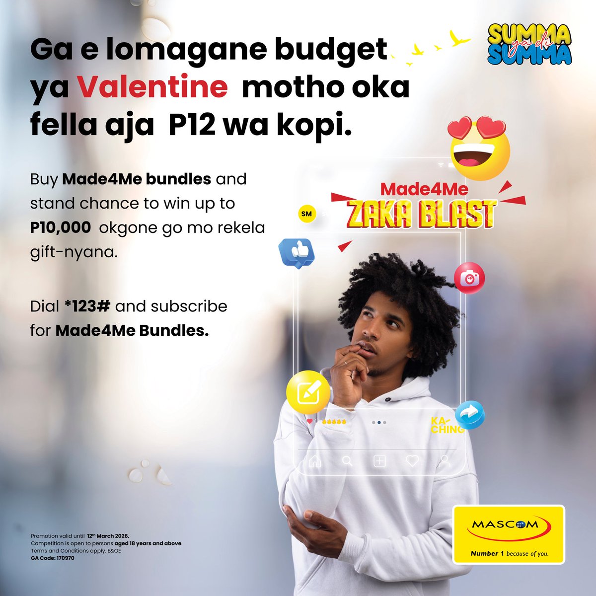 Mascom tweet media