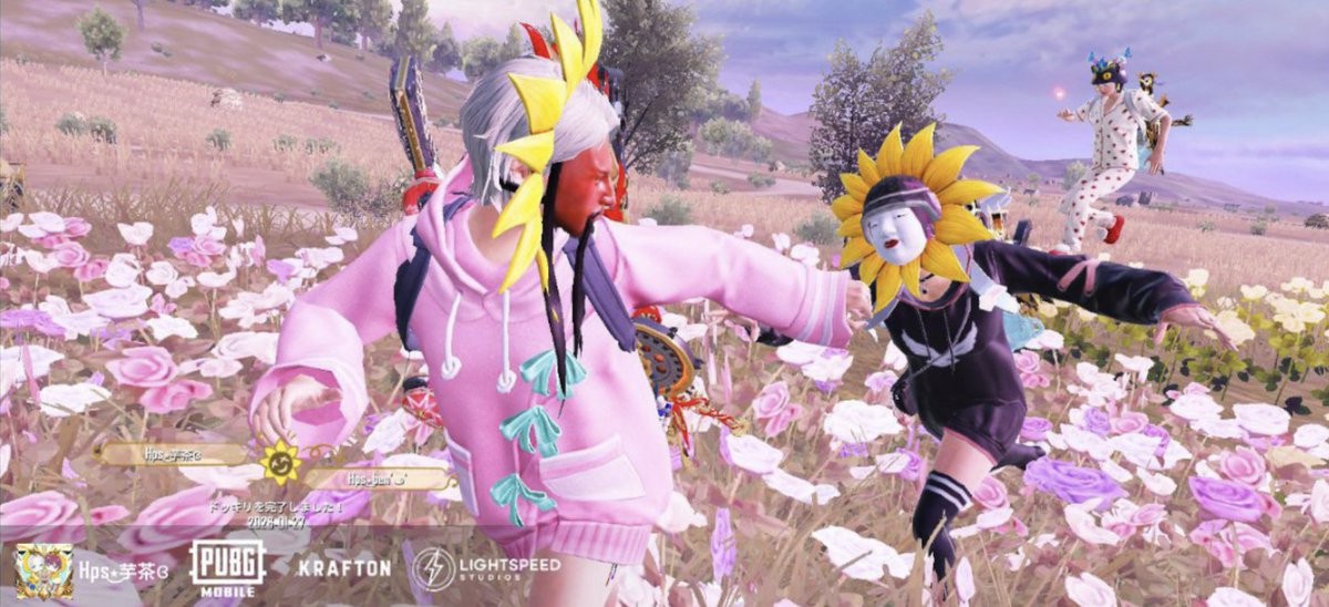 oimochan_pubg's tweet photo. ベストショット☺️
プントさんがトリックアートみたいになってる😂 https://t.co/2ZR0sULHaH