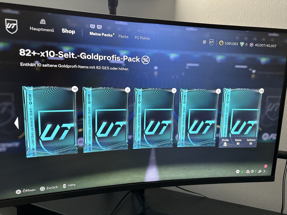 Baaam! 🔥 Heute gibt‘s THE BIGGEST TOTY PACK OPENING in NGU history Teil 2! 🙌
⬇️

Um 18 Uhr komme ich live und dann wird ALLES geöffnet. Noch ca. 80 von den 10x82 &amp; 10x83 sind da und viel, viel mehr. Die TOTYs müssen her. 🤙