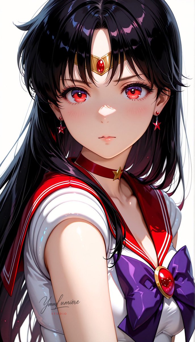oneesan_aiart's tweet image. Sailor Mars — fiery elegance and unwavering spirit, standing strong with passion and grace. #SailorMars #SailorMoon #BishoujoSenshiSailorMoon #AIArt