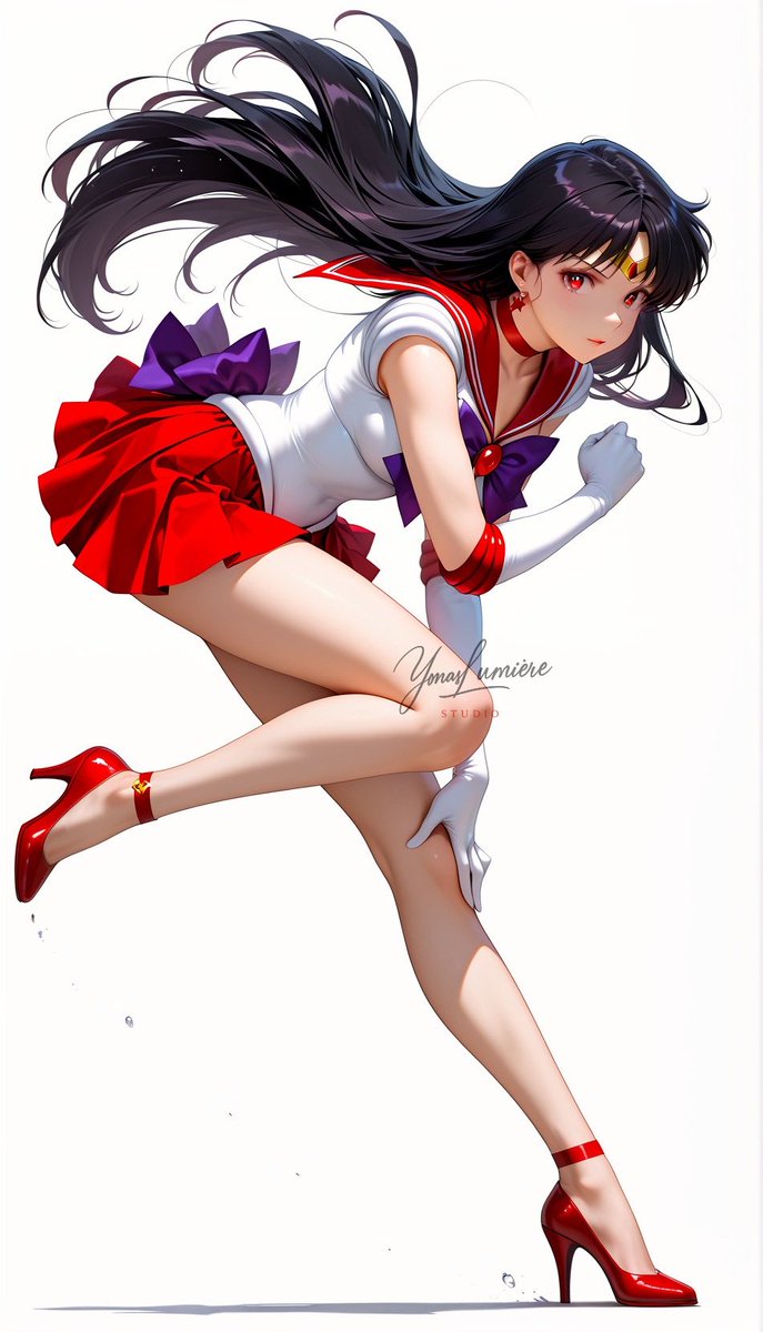 oneesan_aiart's tweet image. Sailor Mars — fiery elegance and unwavering spirit, standing strong with passion and grace. #SailorMars #SailorMoon #BishoujoSenshiSailorMoon #AIArt