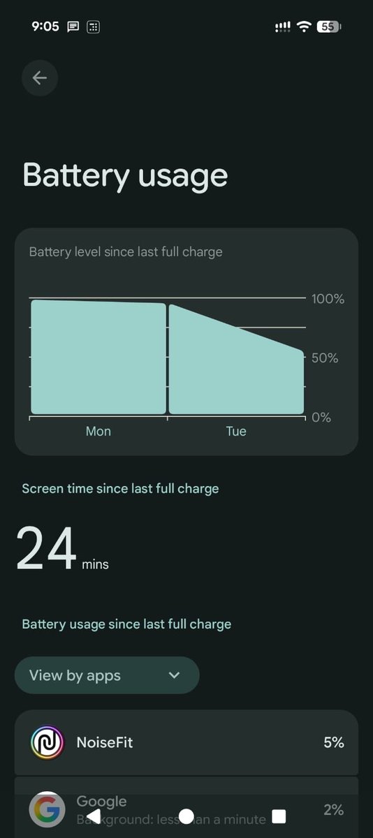 shub2294's tweet photo. Unacceptable experience with @Google. Pixel 9A battery draining badly within just ONE month of purchase. This is not what anyone expects from a premium brand. Fix this or take responsibility. #GoogleFail #BatteryDrain https://t.co/AStrxYjDW0
