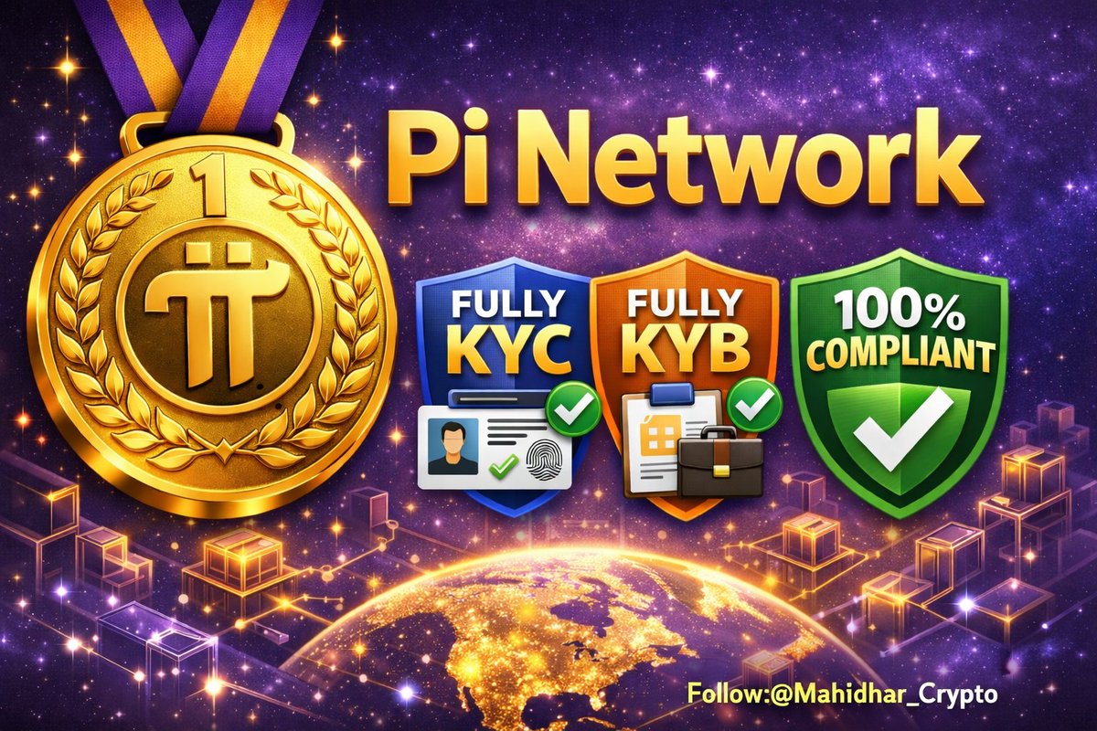 As per current times, the only #Crypto coin that is 100% compliant is  #PiNetwork. Even for exchange listings, #KYB is mandatory.🪪🔍 In the future,  when nations move towards tokenization and fully compliant