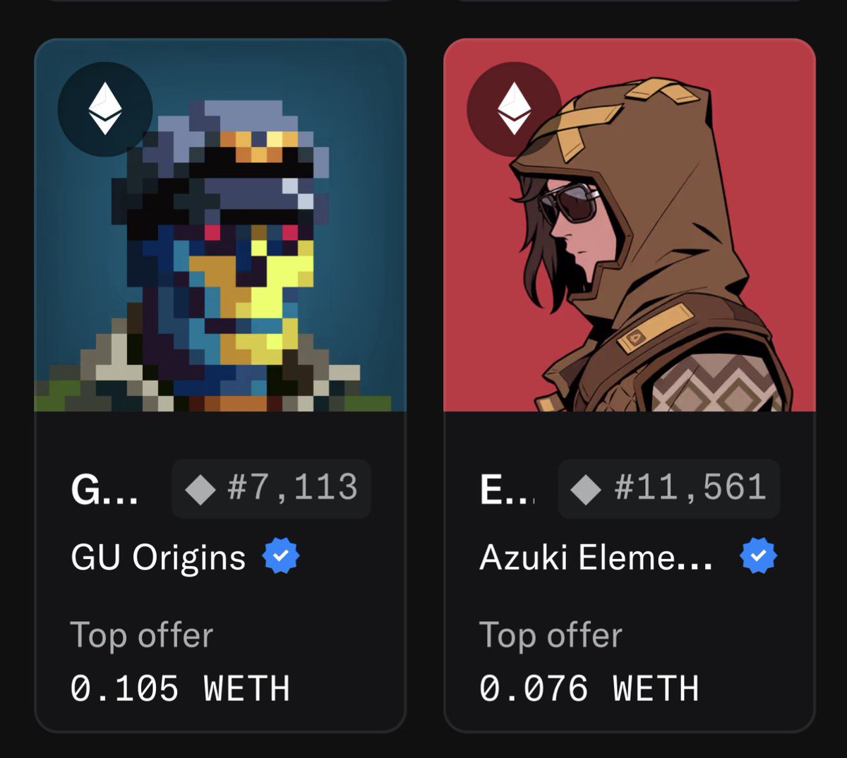 Nobody would have predicted <a href="/GenuinelyUndead/">GenuinelyUndead</a> flipping <a href="/Azuki/">Azuki</a> elemental ‼️

I’m down bad but hey “The Journey is The Reward” right? 

Yes, <a href="/AdamWeitsman/">Adam Weitsman</a> keeps buying NFTs. 

NFTs comeback feels HOT 🥵