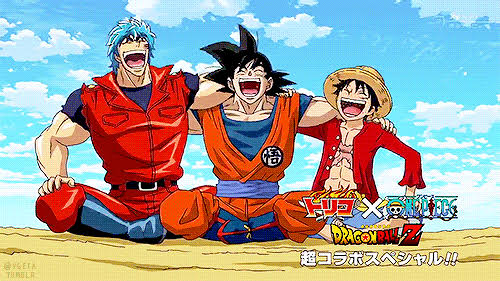 Mesdames et messieurs 

Les Turtle Dubbers vous présente avec une très grande fierté, un projet avec la participation de plus de 40 personnes et un long travail, réalisé par <a href="/Kimmakes26_/">Kimmakes26</a> 

Le crossover One piece X Toriko X DBZ  !

(Liens disponibles en réponse à ce poste)