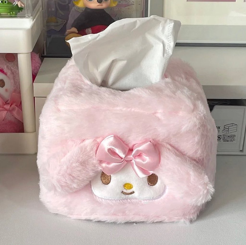 heartipink's tweet photo. this my melody tissue box case is so cute https://t.co/RVVFdGFhdd