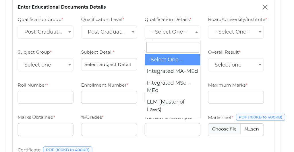 RSaidavat's tweet photo. @alokrajRSSB Bed ke liye option nhi aa rha h otr pr 
or Msc chemistry ke liye bhi option nhi aa rha h otr ke post gradution ke liye https://t.co/RD62oHiWSd