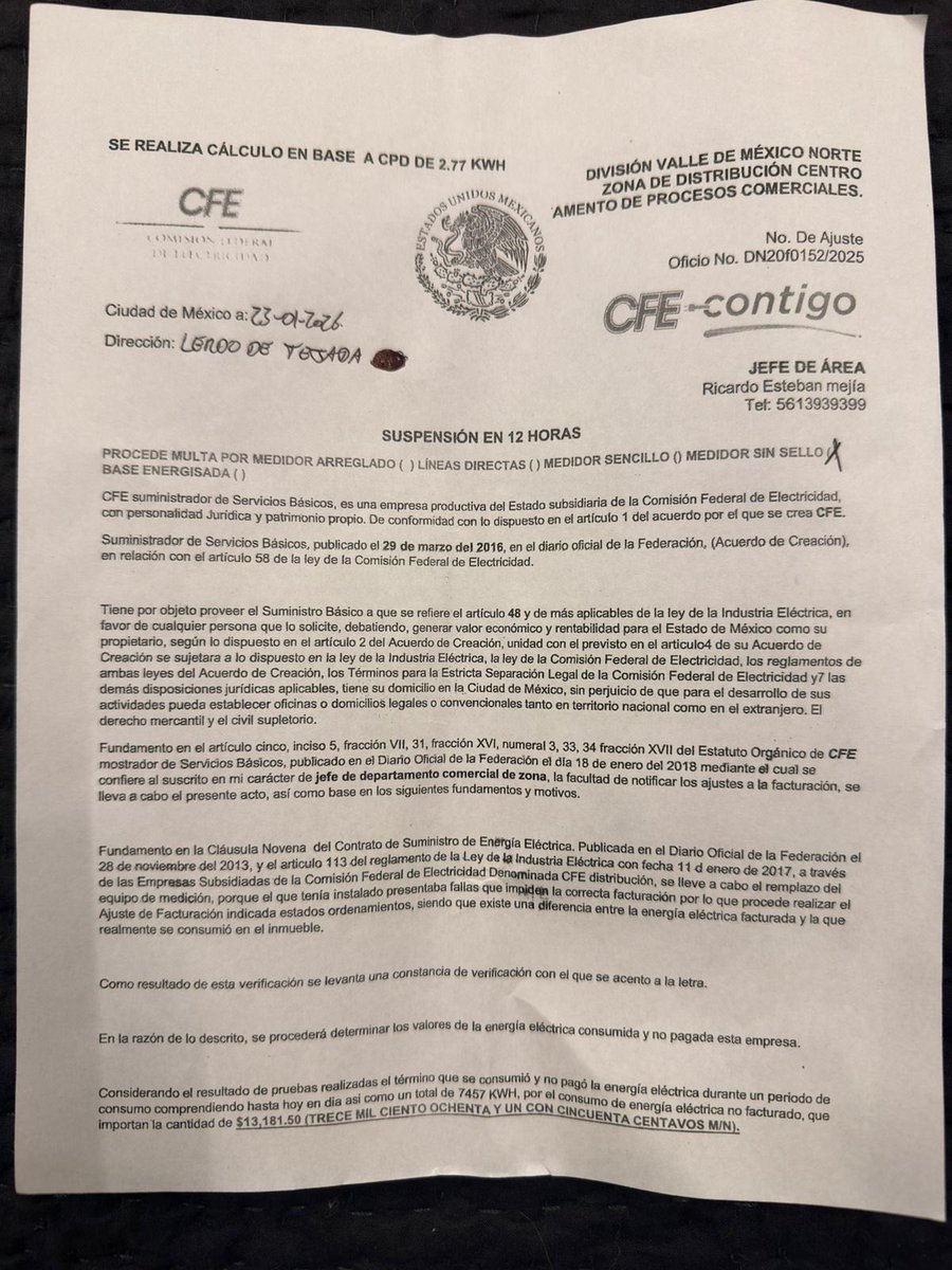 mamadeanas's tweet photo. @CFE_Contigo hola! En la Magdalena Contreras están dejando documentos a su nombre, sería bueno que alerten a sus usuarios https://t.co/OqCk0eUhWu