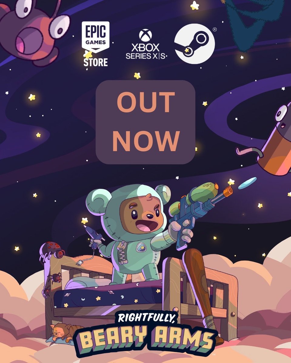 DayliteBasement's tweet photo. RBA IS OUT NOW ON #XBOX #STEAM AND #EPICGAMES

LOOK FOR RBA LATER THIS YEAR ON #NINTENDO AND #PLAYSTATION

#gamedev #indie https://t.co/cZWcm7RdV7