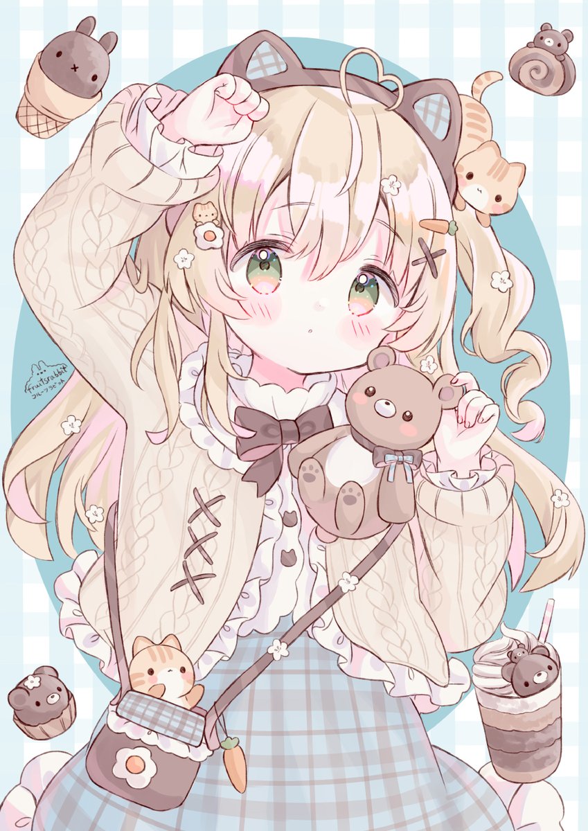 fruitsrabbit's tweet image. リクエストありがとうございました🐰skeb