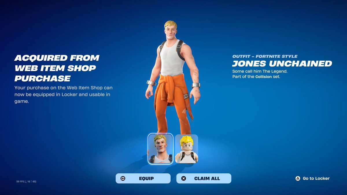 IMO, we might see more rare cosmetics return to the Item Shop in 2026 &amp; players can forget the multiple bugs and issues in Fortnite, which remains unsolved.

Unchained Jones is a prime example of it, as it randomly returned after 860 days.

#Fortnite #FortniteSeven