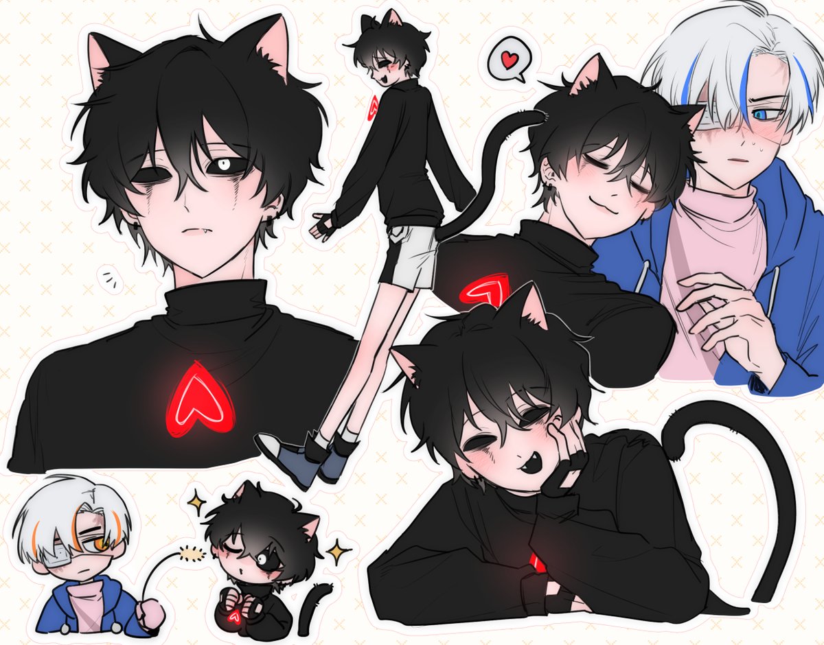 깜고 킬러 모에
의인화입니다