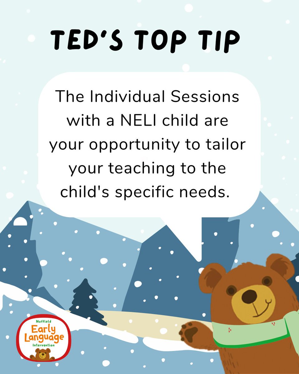NELI - Nuffield Early Language Intervention tweet media