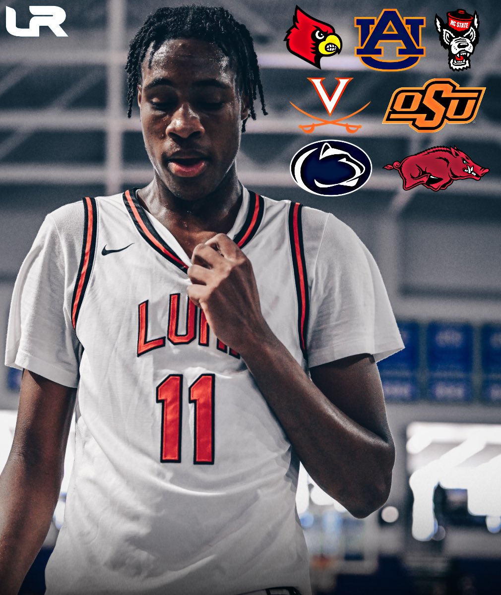 KayserHoops's tweet photo. 2027 5⭐️ Moussa Kamissoko is one of the most dynamic prospects in the ‘27 class.

He told @LeagueRDY he’s been hearing the most from Arkansas, Louisville, Auburn, NC State, Virginia, Oklahoma State, Penn State and NC State.

He’s playing his junior season for @LuHiBasketball. #7 overall in the @SCNext 60.