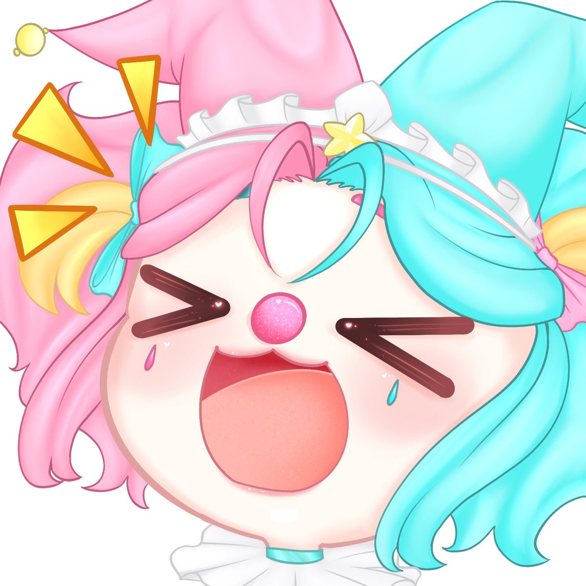 Finished another emote on stream last night!

#VTuber強運王2026 #art #digitalart #clown