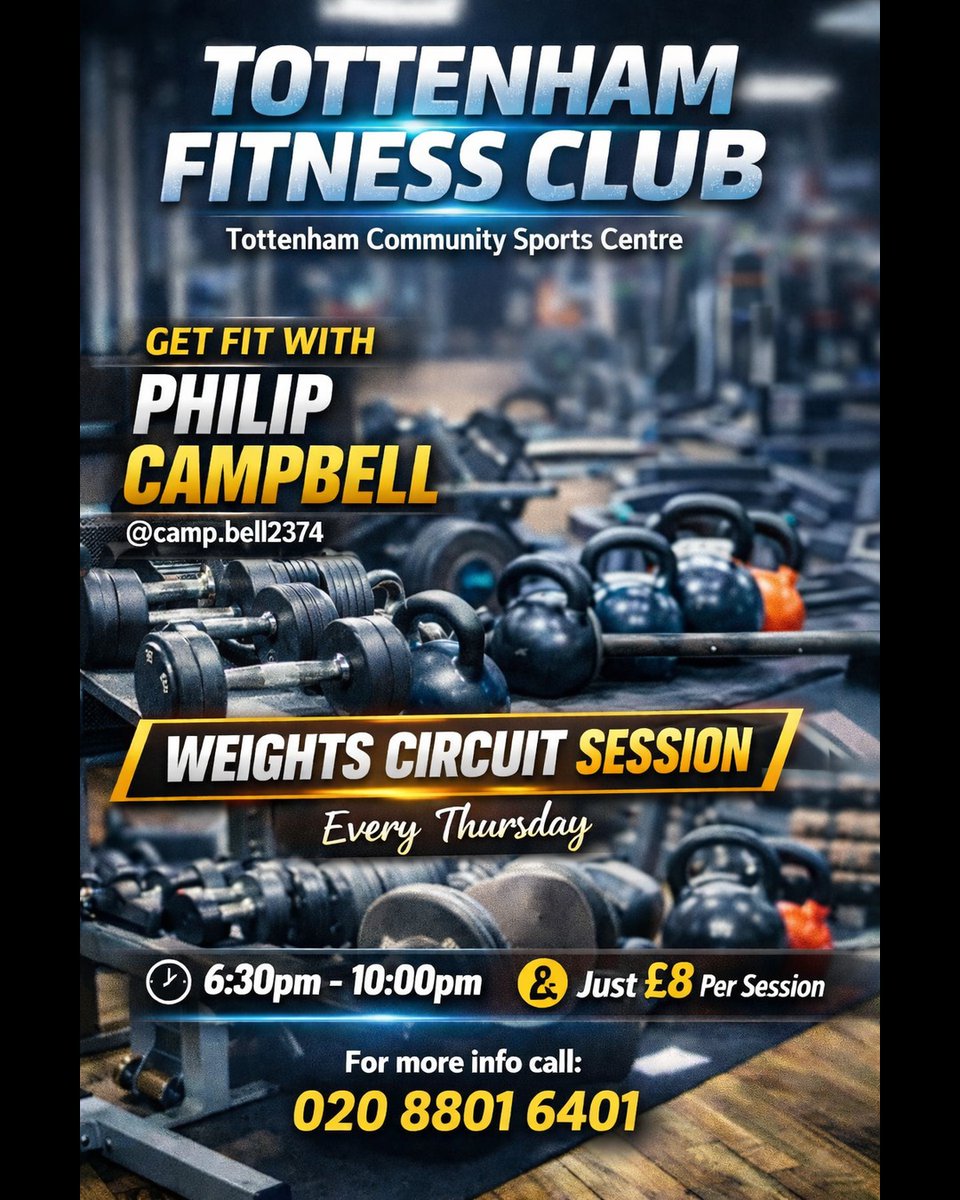 Tottenham Sports Ctr tweet media