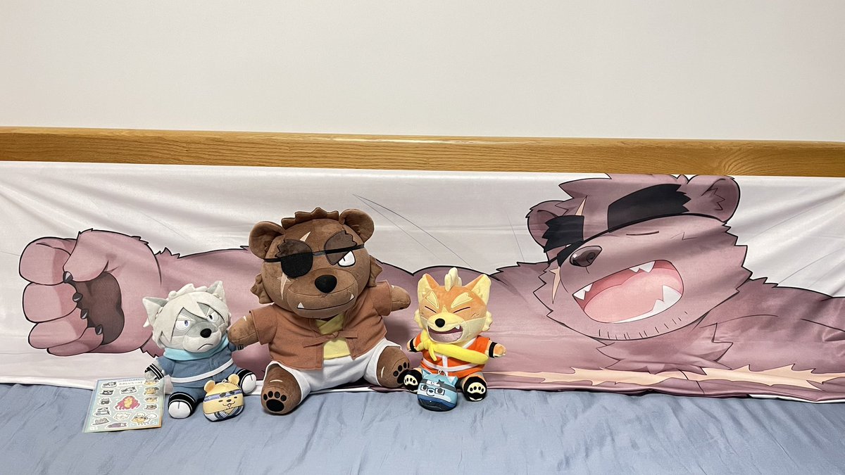 byff's tweet photo. 全員揃った！かわいい！！親方抱き枕カバーエロすぎww
本当にありがとうございます！谢谢！
#薬味ぬい https://t.co/ngFnZuEgFE