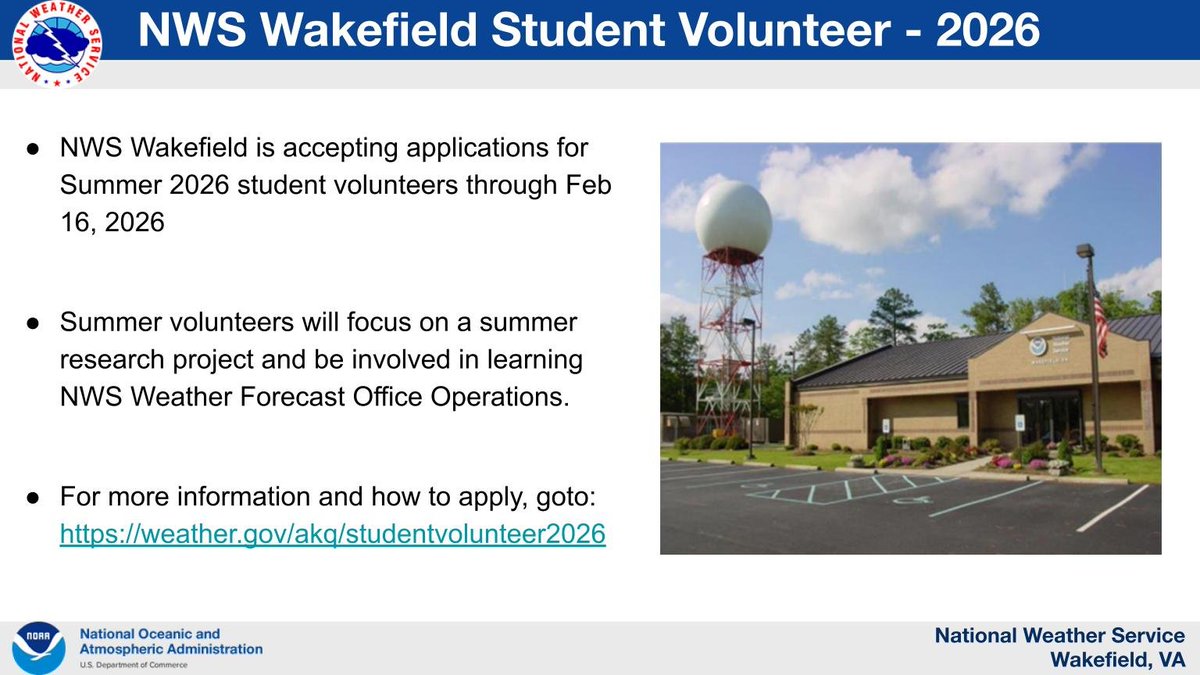 NWS Wakefield tweet media