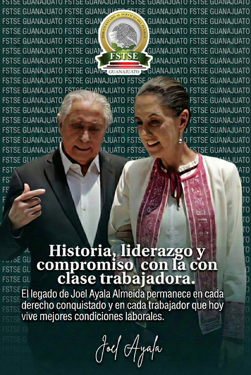 El Lic. Joel Ayala Almeida representa una etapa decisiva en la vida sindical del país. Su trayectoria ha estado marcada por la construcción de acuerdos, el fortalecimiento institucional y la defensa firme de los derechos laborales de las y los trabajadores.

Su legado no se mide