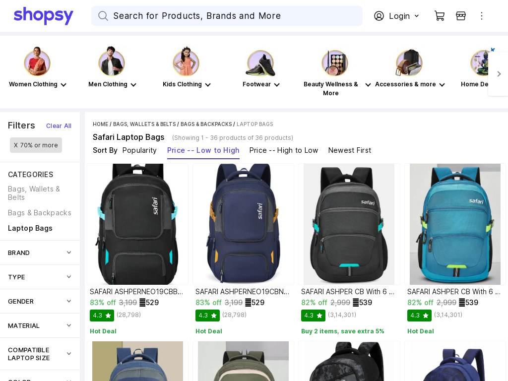 DealZille's tweet image. 🚨Up to 83% Off Safari Backpacks!  
bitli.in/0pc7cZ5  
Safari Backpack ₹899 MRP: ₹6299  
Selling fast – Lowest ever  
#ad #BackpackDeal #Sale