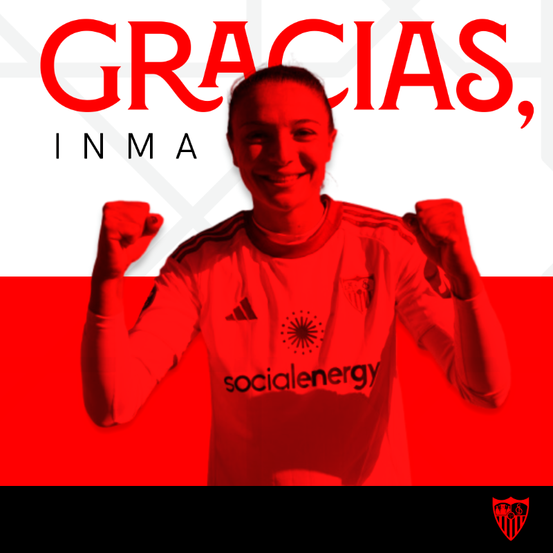 SevillaFC_Fem's tweet photo. 📰 El @SevillaFC y el @EvertonWomen acuerdan el regreso de @InmaGabarro al club inglés. 🤝⚽️

#GraciasInma #SevillaFCFem #WeareSevilla