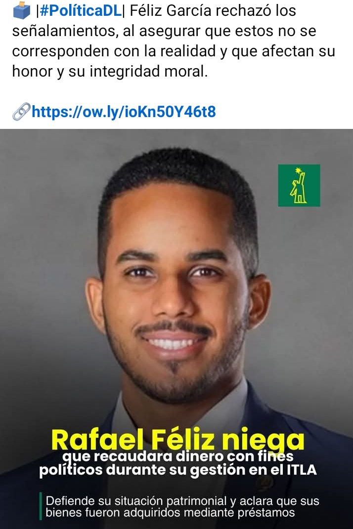 NetDudas's tweet image. Según #RafaelFéliz y se conducta, el presidente @luisabinader no debió destituido,