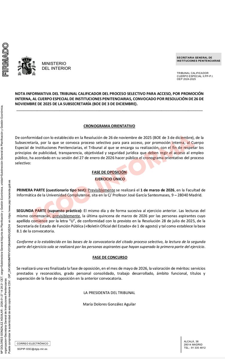 🔴 CCOO INFORMA 

📌 Nota informativa Proceso Selectivo PROMOCIÓN INTERNA ACCESO CUERPO ESPECIAL 

#sosprisiones

<a href="/sae_fsc_ccoo/">SAE FSC-CCOO</a> 
<a href="/FSCdeCCOO/">FSC-CCOO</a>