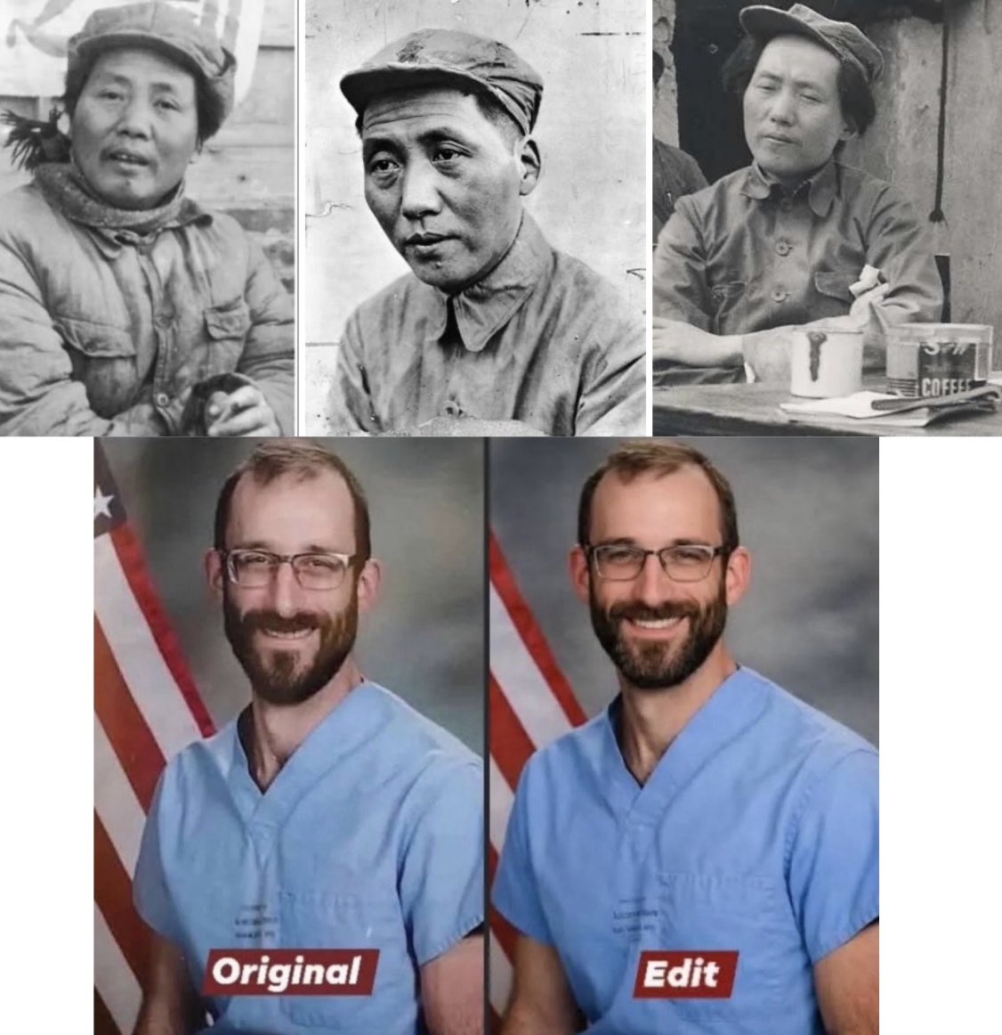 The CCP made Mao “Prettier” by suppressing these photos.