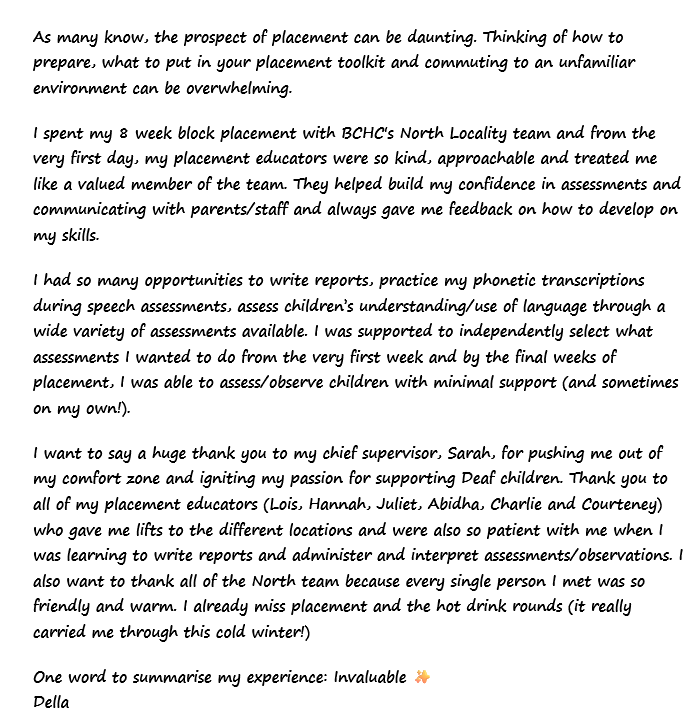 Speech and Language Therapy BCHC tweet media