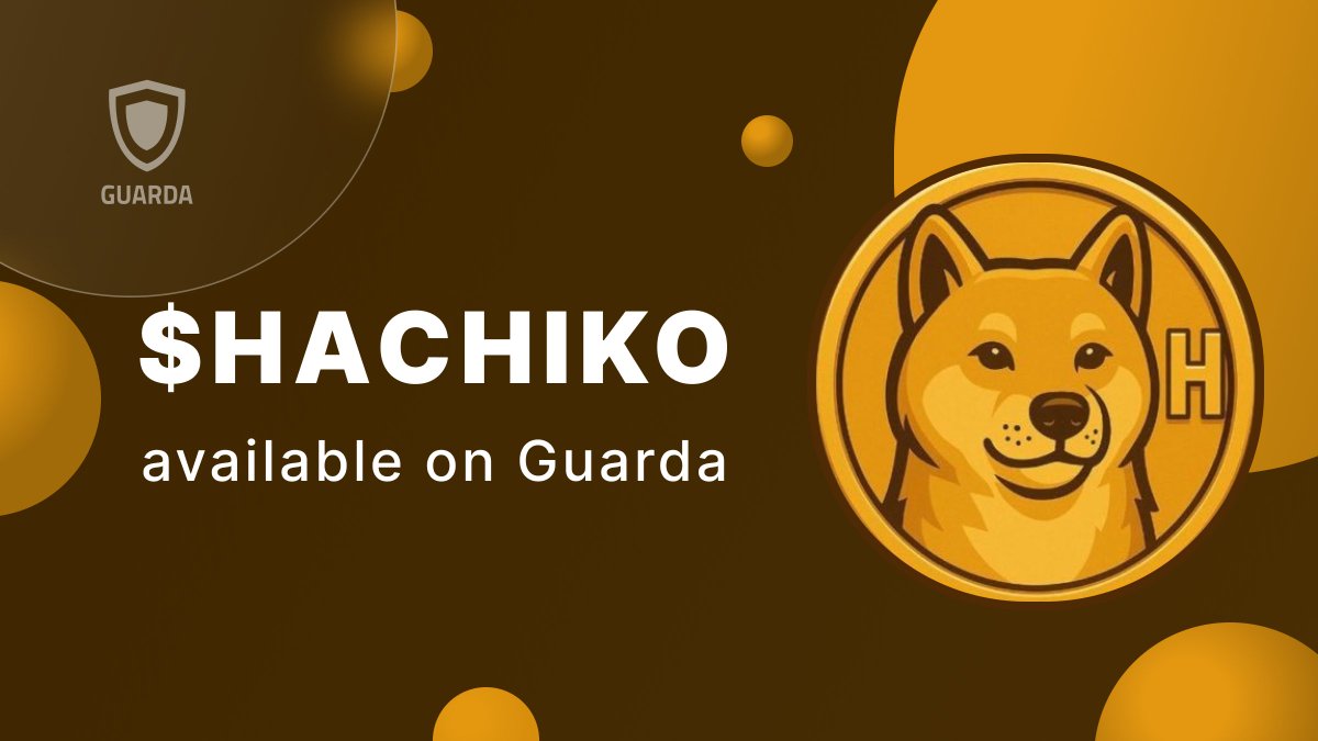 $HACHIKO under your control 🐾

<a href="/HachikoInuCTO/">Hachiko</a> sits neatly inside <a href="/GuardaWallet/">GUARDA 💎 WALLET</a> so you can treat it like a regular part of your wallet activity. Check your amount in seconds, keep it visible when you open the wallet, and handle transfers when you need to.

#HACHIKO on Guarda 🔗