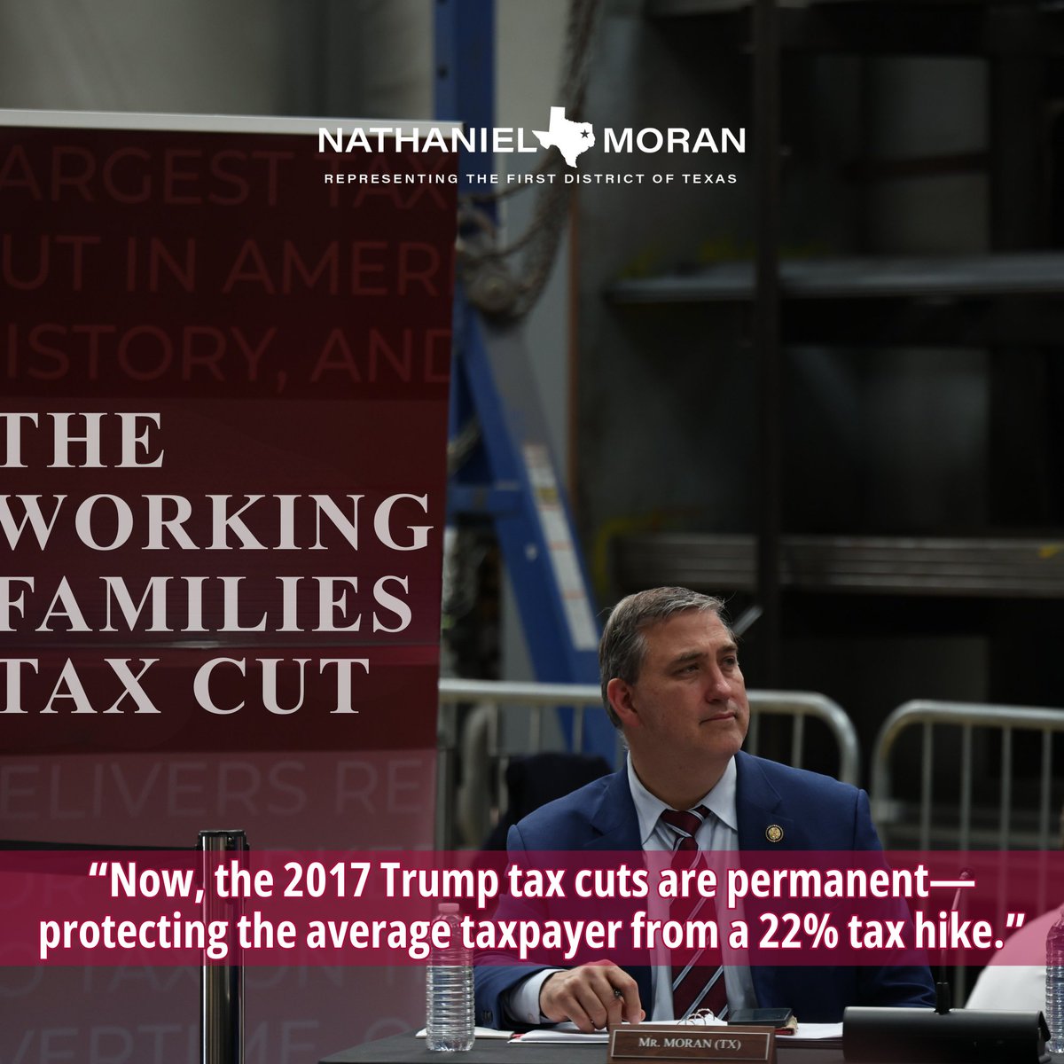Image for the Tweet beginning: The Working Families Tax Cuts