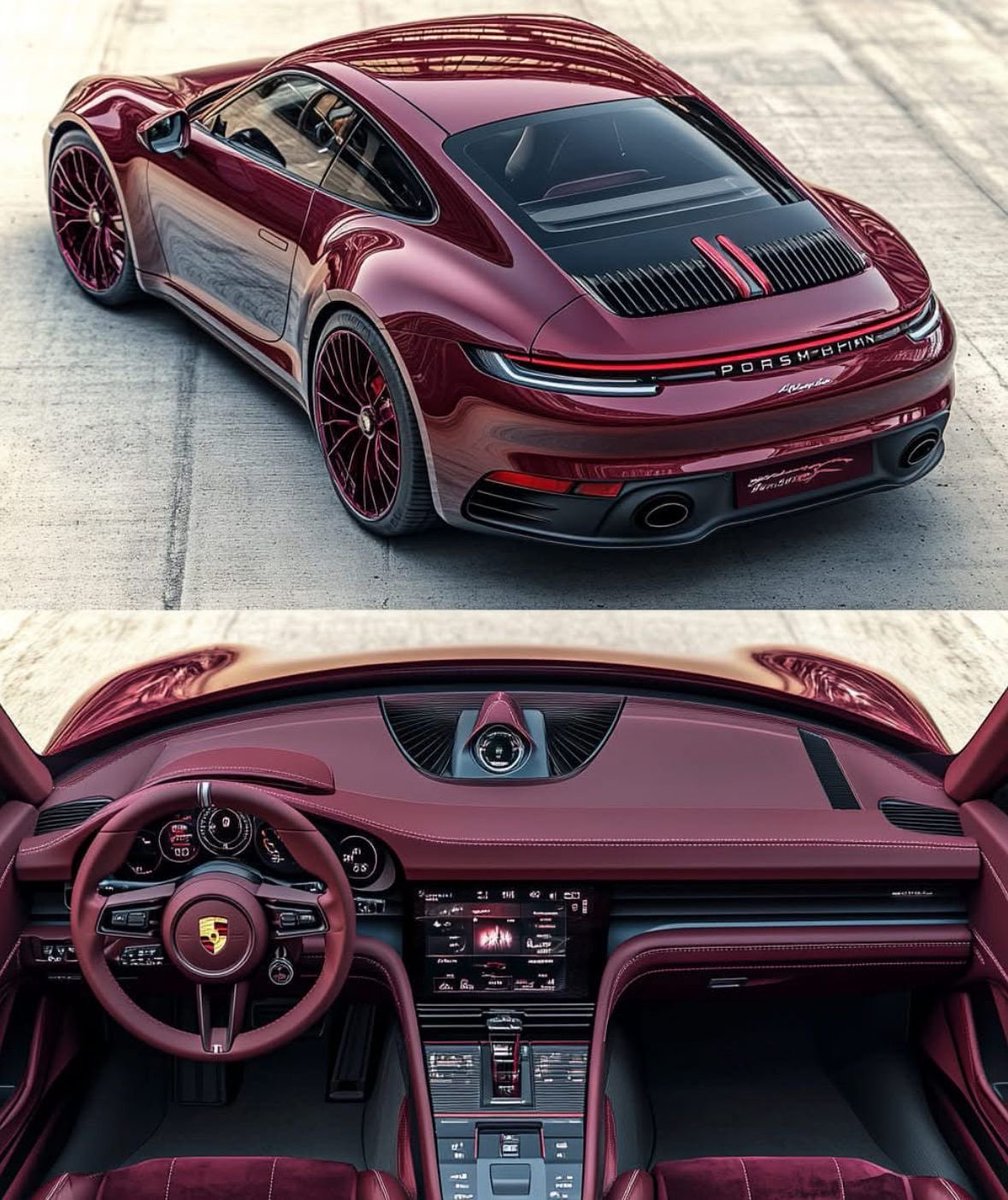 fairyprxncess's tweet image. Cherry red porsche 🍒