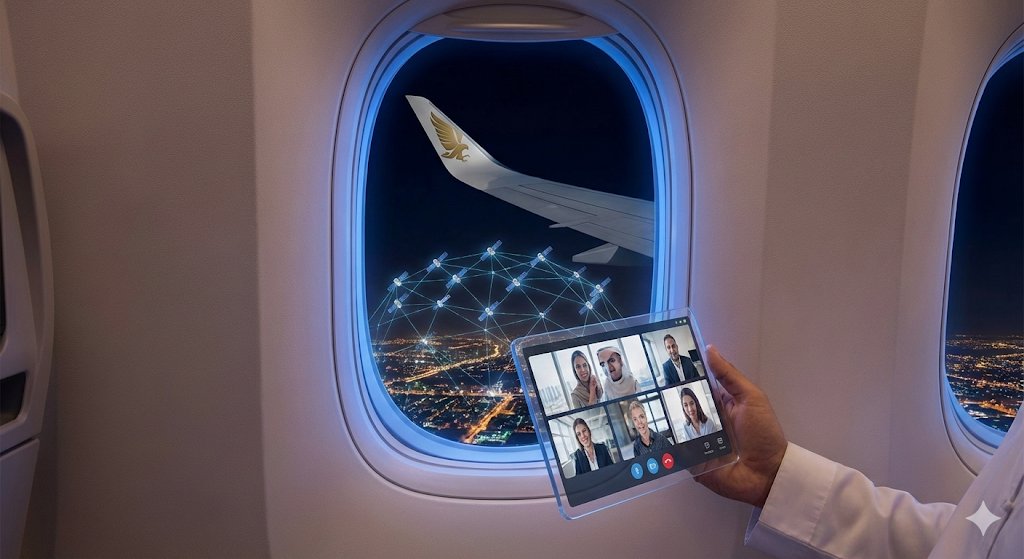futureloop_'s tweet image. The sky is no longer the limit; it’s just another server room. 🇧🇭🛰️
​Gulf Air going fully orbital with Starlink (for free) marks the end of the "Offline Era." Whether you are at 30,000 feet or in a dark factory, the planetary nervous system is now complete.
​In 2026, connectivity…