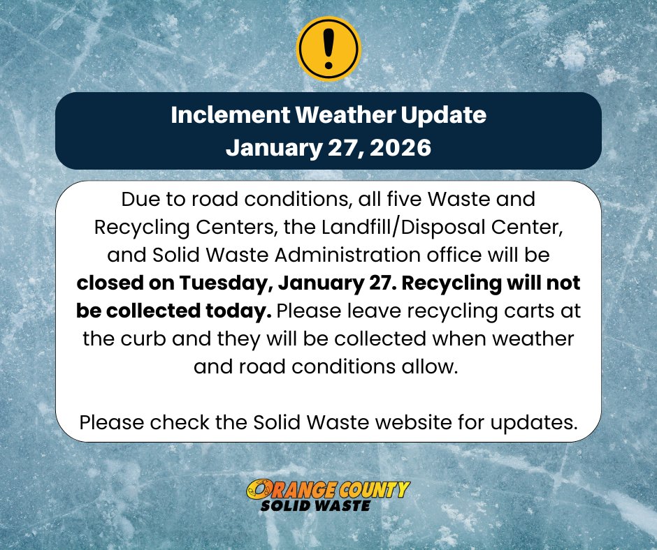 Orange County NC Solid Waste tweet media