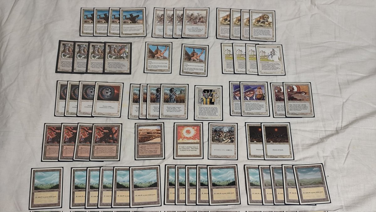 MTG デッキ カジュアルオールドスクール 白単 オールドスクールデッキ紹介(白単) | Cardshop Serraのこらむ