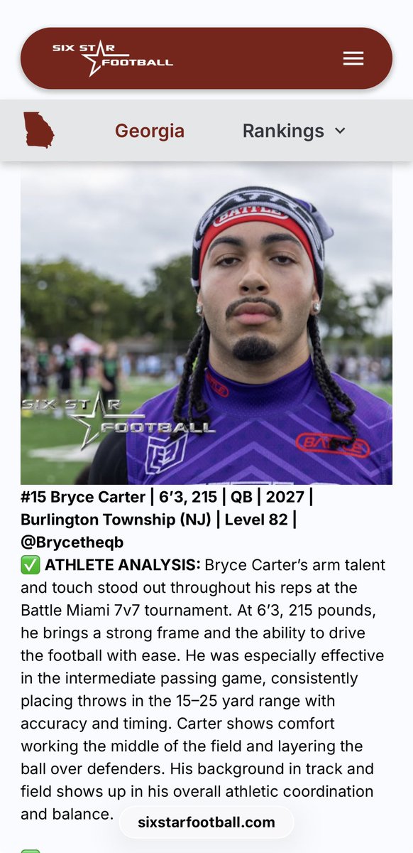 Bryce Carter 2027 3⭐️ tweet media