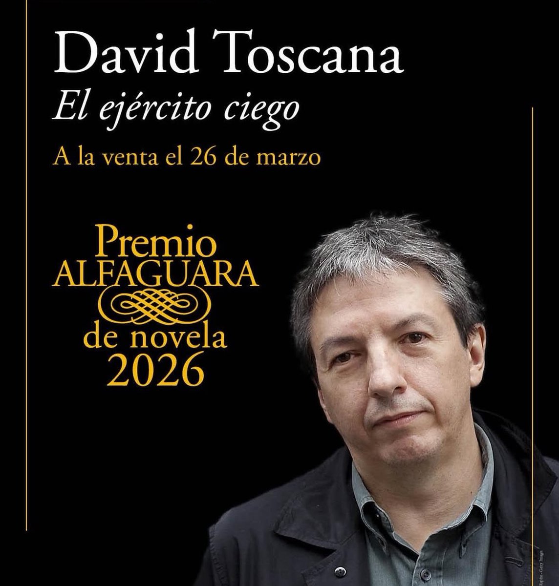 David Toscana, Premio Alfaguara de novela 2026
