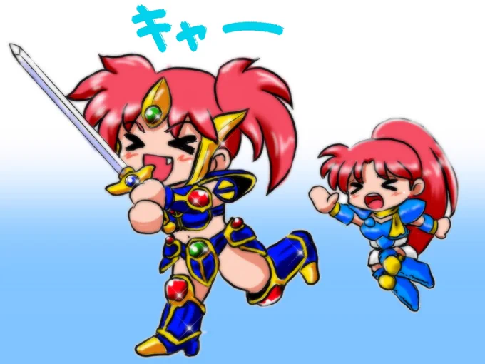 #節分が近いので赤と青の画像を貼る