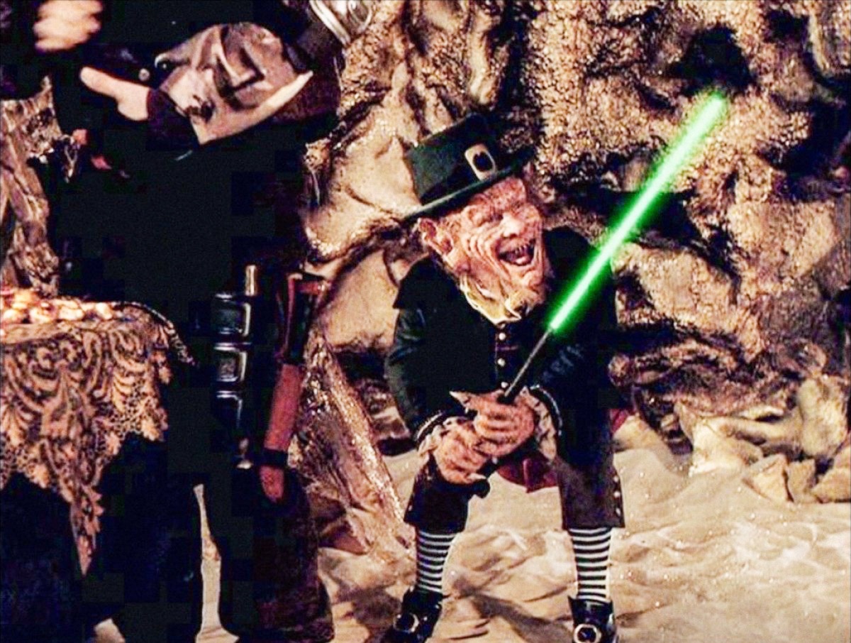EugWSerra's tweet photo. On February 25, 1997, Leprechaun 4: In Space was released! #Leprechaun4InSpace #WarwickDavis #BrianTrenchardSmith #BrentJasmer #JessicaCollins
#TimColceri #MiguelANunezJr
#DebbeDunning #GaryGrossman
#RebekahCarlton https://t.co/KcieY49Eqi