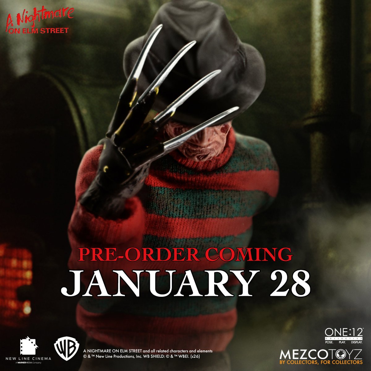 mezcotoyz's tweet image. Preorder 1/28 #FreddyKrueger #NightmareonElmStreet 😴