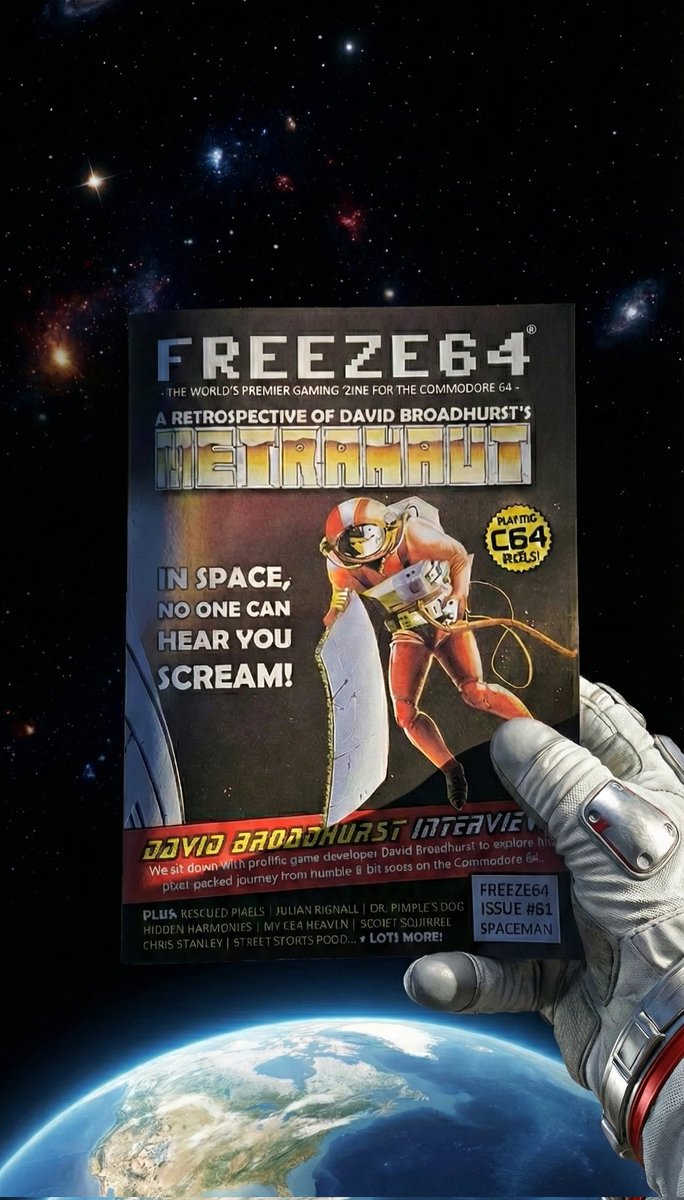 Finally found somewhere quiet enough to enjoy my latest edition of <a href="/FREEZE64UK/">Vinny Mainolfi | FREEZE64.com | Commodore 64</a> ! Thanks for the swift delivery and awesome content Vinny 👍
