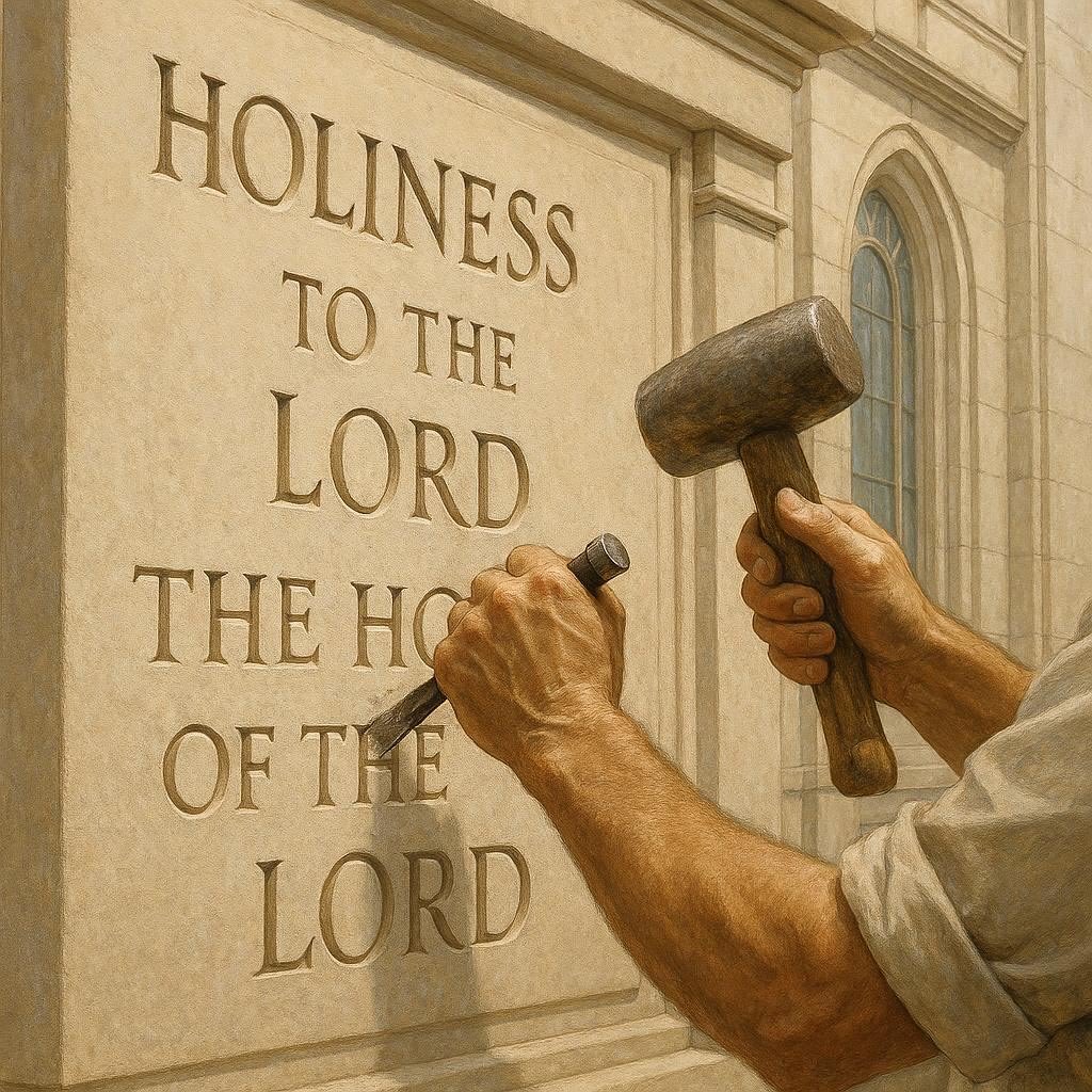 Moses 6:34

“All around us are opportunities to laugh, delight, see with grateful eyes. 

Ours is a gospel of joy and holiness in everyday life. 

Holiness sets things apart for sacred purpose. 

But holiness also invites us to infuse daily living with the sacred—to rejoice in