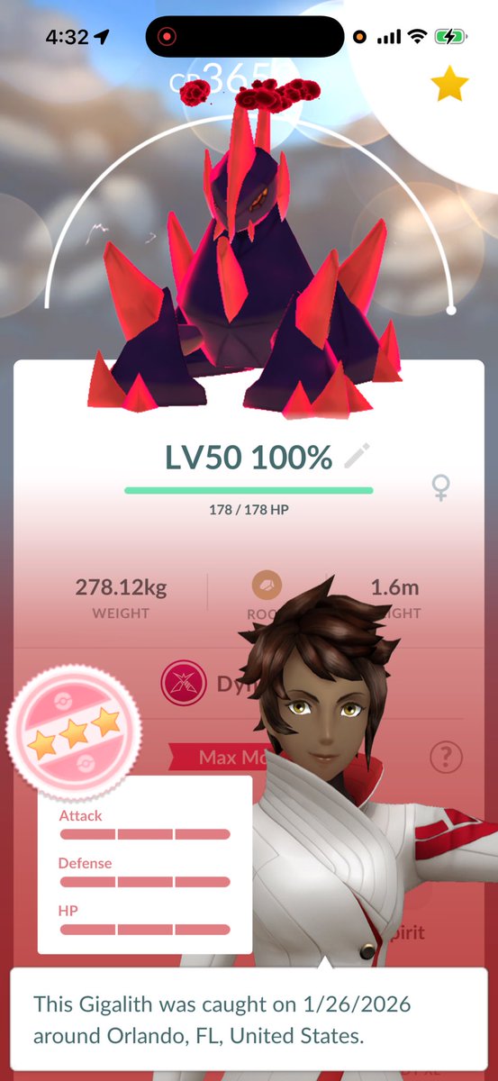 HUNDO DYNAMAX ROGGENROLA !!! Super stoked to pick up this new hundo already! #Pokemon #PokemonGo