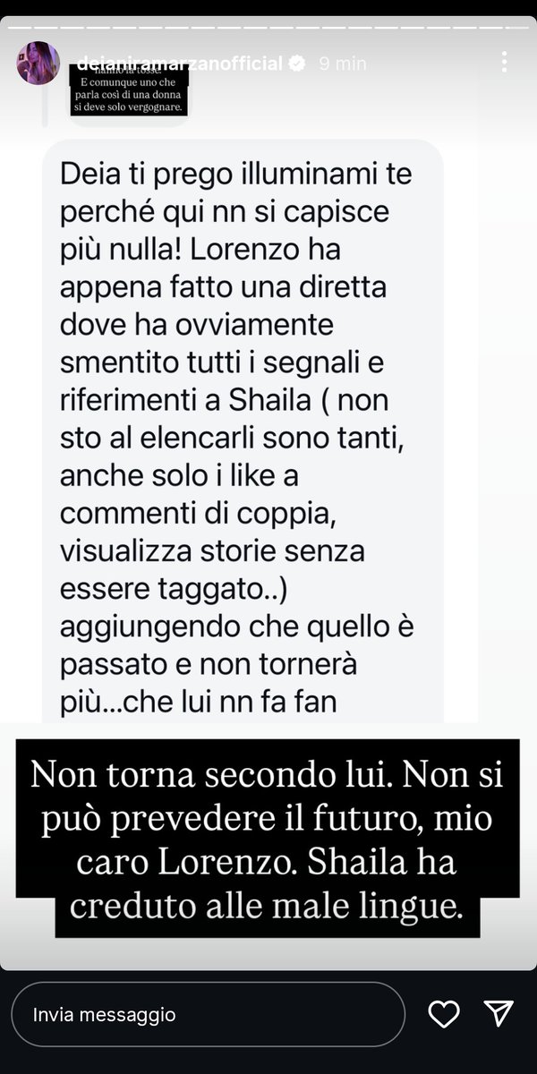 AliceCuccaro's tweet photo. "Shaila ha creduto alle male lingue"🤣 2026 e siamo ancora a questa versione della povera e credulona che si è fatta influenzare e ha deciso di diffamare e sfanculare l'uomo che diceva di amare piuttosto che vivere il suo amore fuori come aveva promesso💀 #shailenzo #shailagatta https://t.co/il30fYGKbF